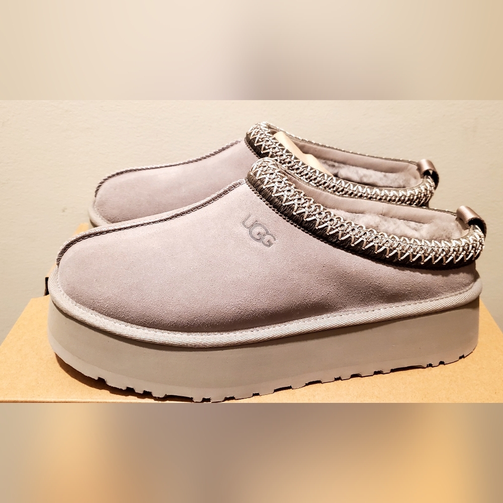 UGG Tazz Cobble Grey Women's Platform Slipper Mule
